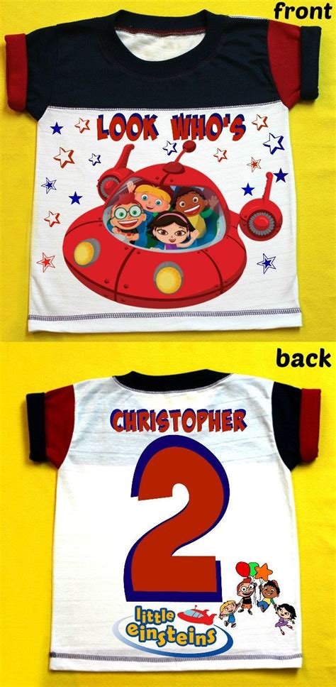 Birthday Shirt Little Einsteins Birthday Boy T by FantasyKidsParty | Personalized t shirts ...