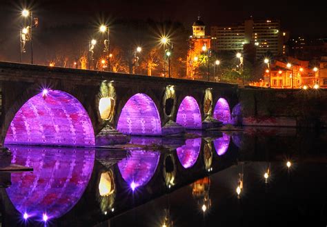 Pont Neuf de Toulouse, éclairage violet | Jean-Jacques Cordier | Flickr
