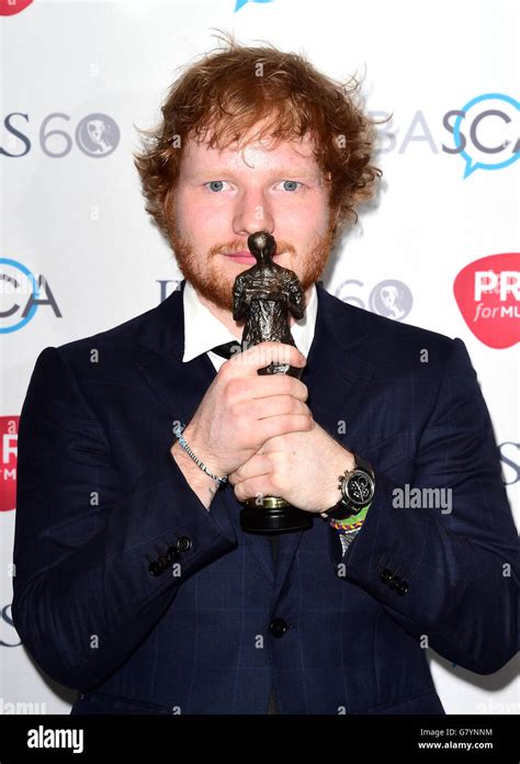 Ed Sheeran wins the Songwriter of the Year Award at the 60th annual ...