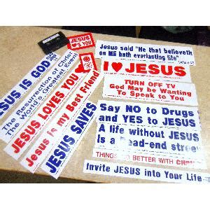 Free Christian Bumper Stickers | VonBeau