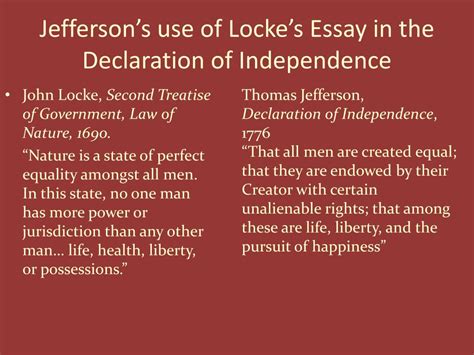 PPT - John Locke’s Natural Law: as Interpreted in the American Founding and Early American ...