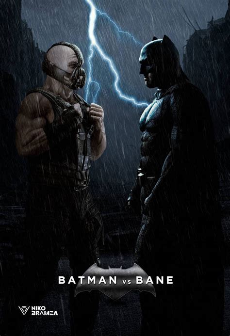 Batman vs Bane by NikoBramza on DeviantArt