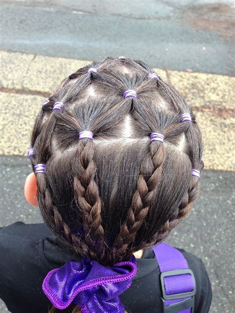 Awesome hairstyle for sports! | Sports Hair | Pinterest | Gymnasts, Hairstyles and Hair