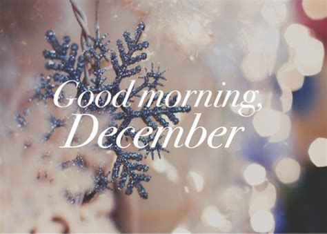 Good Morning December