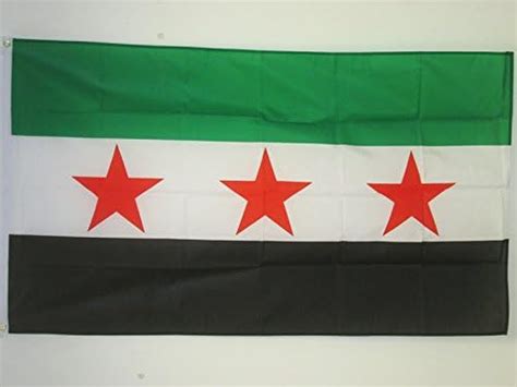 Free Syrian Army Flag 2' x 3' - Army of Syria Flags 60 x 90 cm - Banner ...