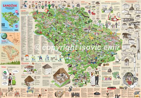 Emir Isovic, MA in infographics: My latest project: Sandzak, an illustrated map