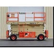 Rough Terrain Scissor Lift Rental Services at Rs 10000/day | scissor elevator rental | scissor ...