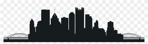 Pittsburgh Skyline Silhouette