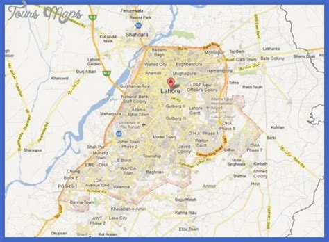 Lahore Metro Map - ToursMaps.com