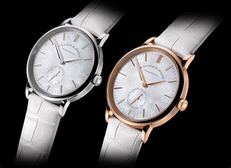 White out for latest A. Lange & Söhne Saxonia ladies' timepieces