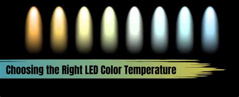 LED color temperature - How to choose the correct color temperature