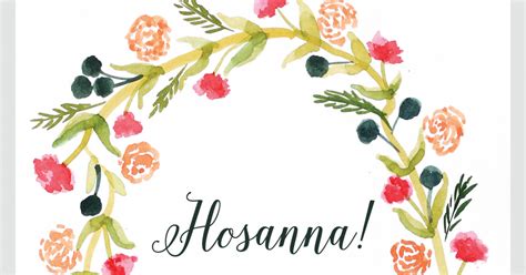 Hosanna Easter Printable -- personal use only -- thehappytulip.pdf | Easter printables, Circuit ...