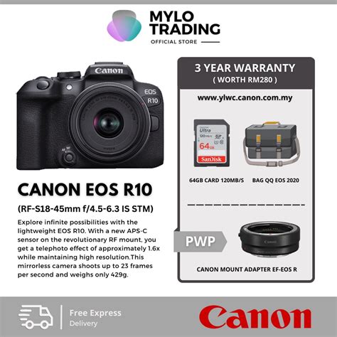 Canon EOS R10 Price in Malaysia & Specs - RM3590 | TechNave