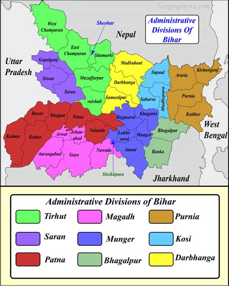 Geography of Bihar- Complete notes for BPSC, BSSC | geography4u.com ...