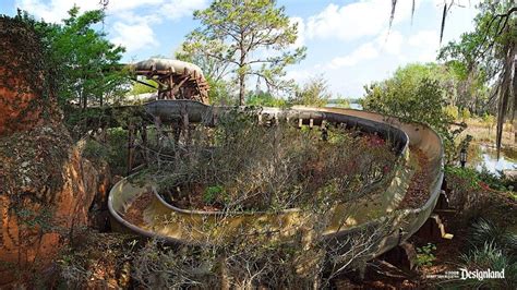 River Country, Walt Disney World, Florida, after it closed in 2001 ...