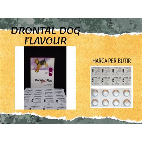 Drontal dog/drontal plus Flavor/dog Worm Medicine/drontal Worm Medicine | Shopee Philippines