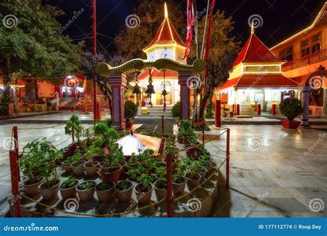 Famous Naini Temple Decorated with Lights at Nainital Uttarakhand India ...