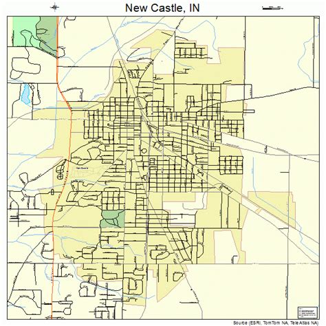 New Castle Indiana Map - Sella Daniella