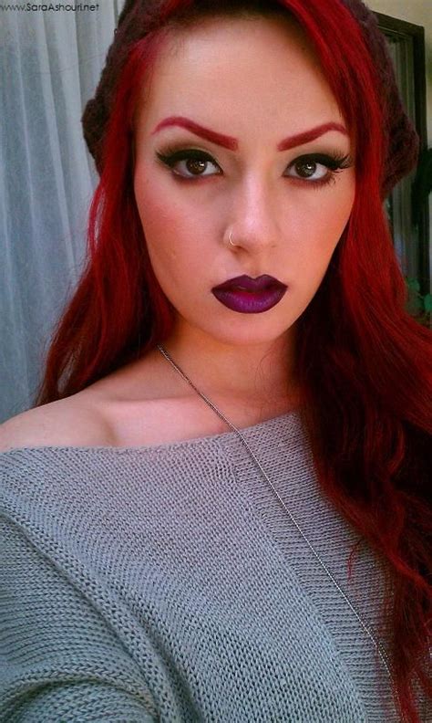 Dark lips for Fall-MAC-Heroine-lipstick. Perfect fall lips! | Pretty red hair, Hair beauty, Plum ...