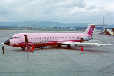 G-AZEC BAC 1-11 515FE of Court Line at Glasgow 03-04-1973 | British ...