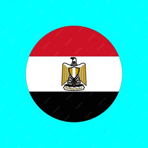 Premium Vector | National egypt flag official colors and proportion ...