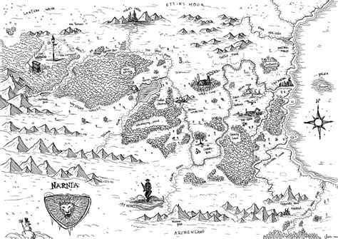 Map Of Narnia Printable