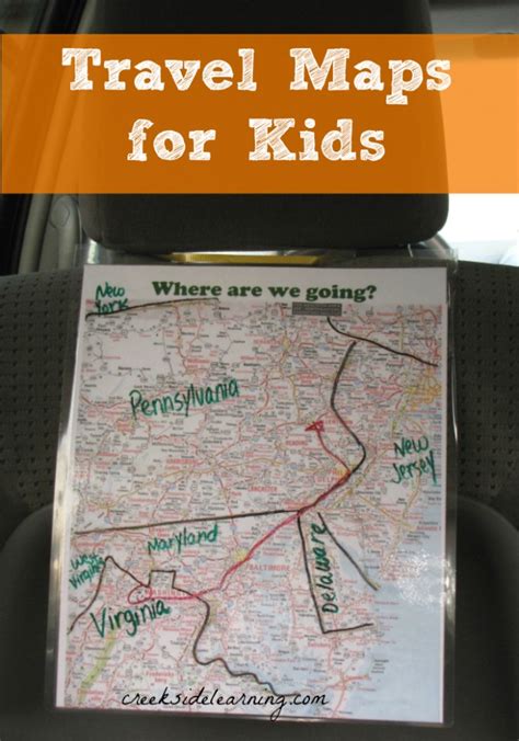 MOM Tip: "Are We There Yet" Travel Maps for Kids - 24/7 Moms