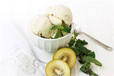 Yellow Kiwi Ice Cream - Seasons and Suppers