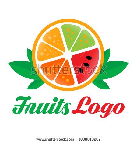 Fruits Company Logo Template Vector EPS | Logo templates, Fruit company ...