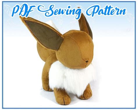 Lifesize Eevee Plush PDF Sewing Pattern advanced | Etsy | Ausgestopfte ...