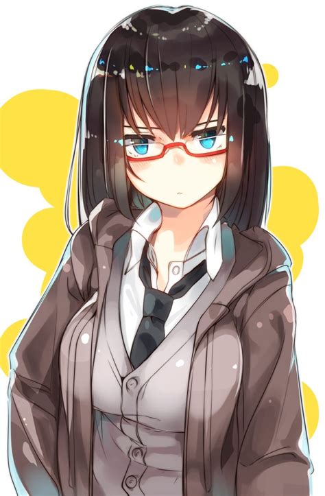 234 best Glasses Normal Hair images on Pinterest | Anime art, Anime girls and Glasses