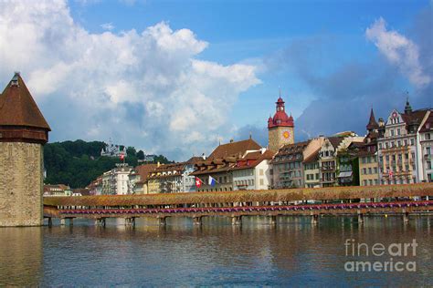 Lucerne - Chapel Bridge Photograph by Jim Schmidt MN - Fine Art America