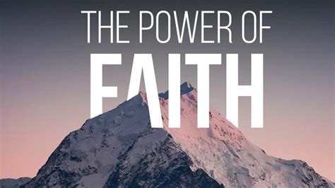 The Power of Faith | Pleasantville Church of Christ