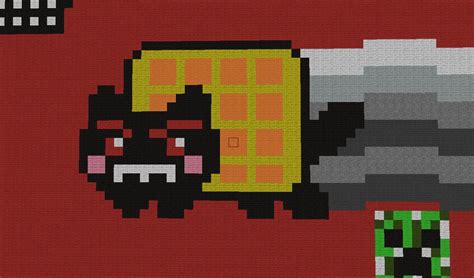 Nyan Cat (Pixel Art) Minecraft Project