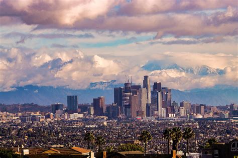 Los Angeles Snow Day Photograph by Michael Frey - Fine Art America