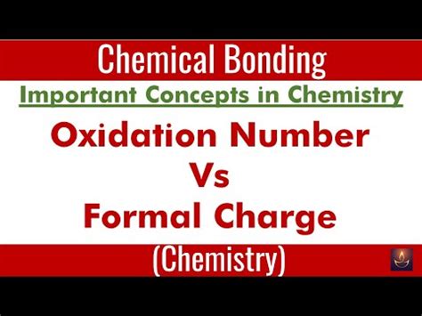 Oxidation Number Vs Formal Charge - YouTube