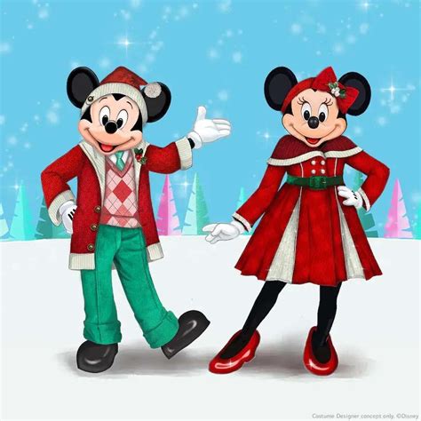 First Look at New Disneyland Holiday Outfits for Mickey and Minnie ...