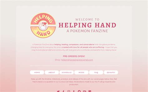 Helping Hand Pokemon Zine