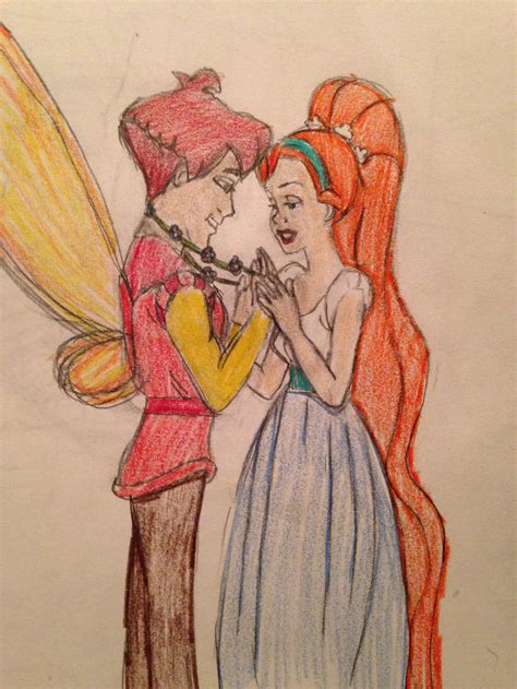 Thumbelina and prince Cornelius by lollitaS on DeviantArt