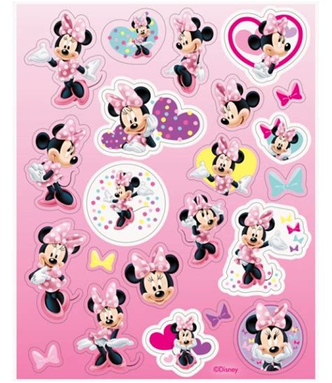 Minnie Mouse 'Minnie's Bow-Toons' Stickers (4 sheets)