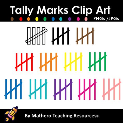 Tally Marks Clip Art • Teacha!