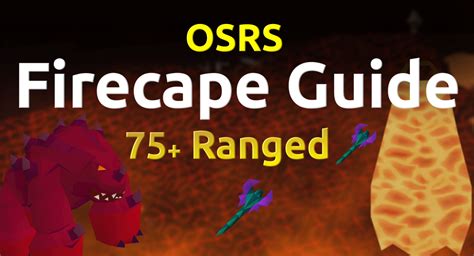 2019 OSRS Fire Cape Guide for 75+ Range | How to kill Jad