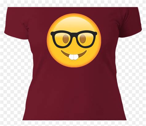 Nerd With Glasses Emoji Shirt Costume Birthday Party - Camiseta Baby ...