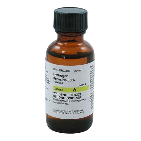 30% Hydrogen Peroxide Solution, 30 ml | Chemistry Hydrogen Peroxide