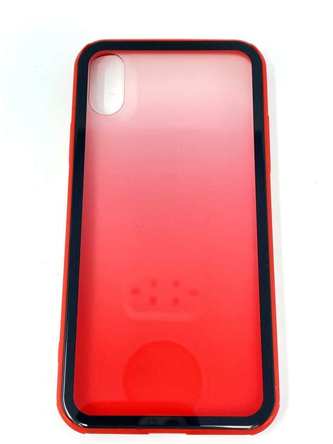 Fashion Case Red iPhone X/XS Tempered Glass Back – RevyTech