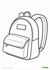 Coloring Pages  Backpack sketch template