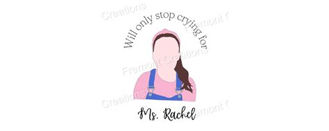 Ms Rachel Digital Download PNG JPG SVG - Etsy Canada