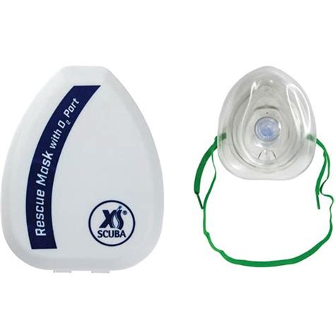 XS Scuba CPR Pocket Mask with Oxygen Inlet AC460 - LeisurePro