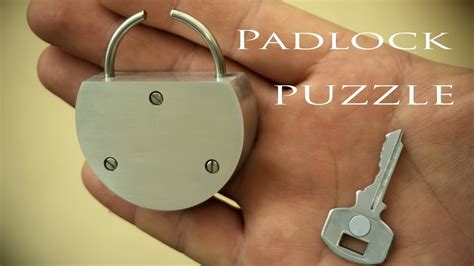 Padlock PUZZLE || Will not open even with the key! - YouTube