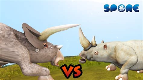 Rhino Vs Triceratops